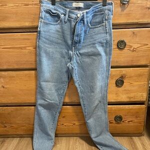 Madewell size 30 10” high-rise skinny jean
